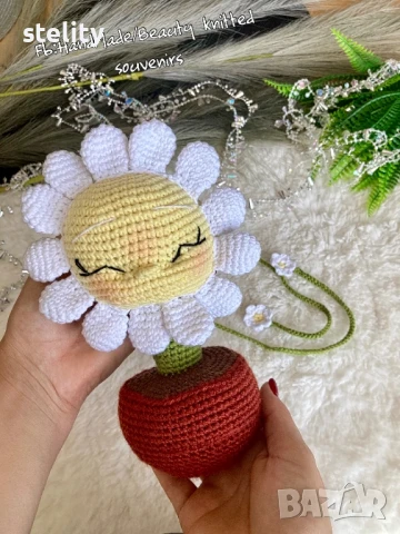 Държател за перде маргаритка, снимка 2 - Декорация за дома - 51186335