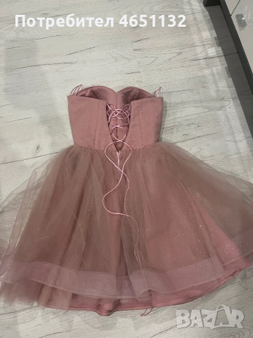 Официална/бална рокля; розова; ХS, снимка 4 - Рокли - 52416510