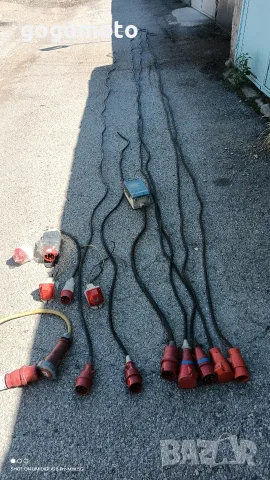 Кабел, удължител, преход, редукция, евро букса 5 PIN, 32A, 380V