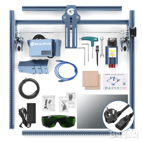 Лазер за гравиране и рязане SCULPFUN S9, снимка 3 - Други машини и части - 44645664