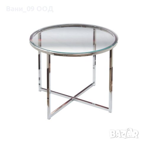 Масичка от метал и стъкло