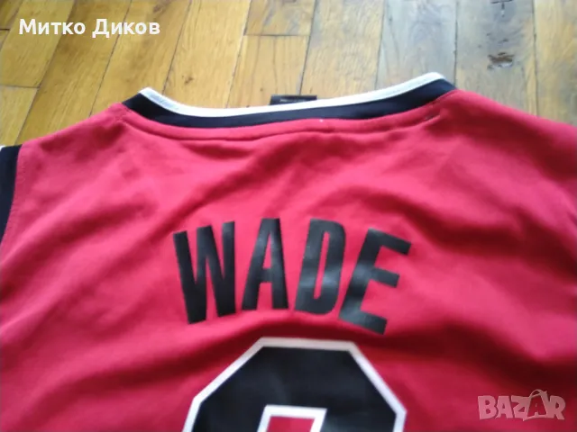 Miami Heat NBA  Dwyane Wade #3 баскетболни тениски домакини и гости размер М, снимка 6 - Баскетбол - 49910818