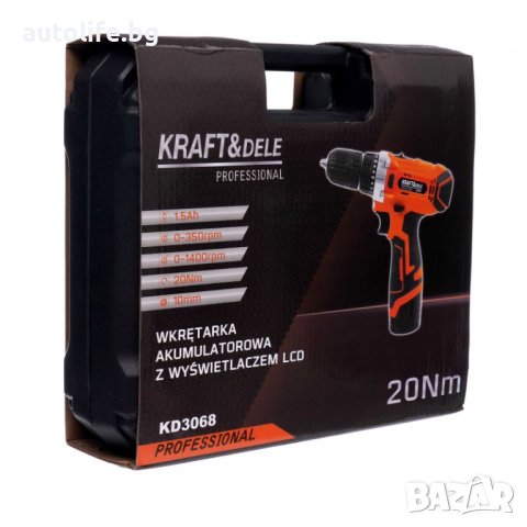 Акумулаторна бормашина винтоверт 12V Li-ion LCD - РАЗПРОДАЖБА, снимка 10 - Бормашини - 40744853