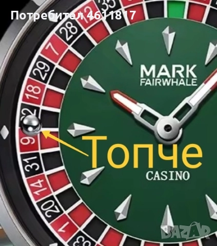 Часовник рулетка, снимка 5 - Мъжки - 52067073