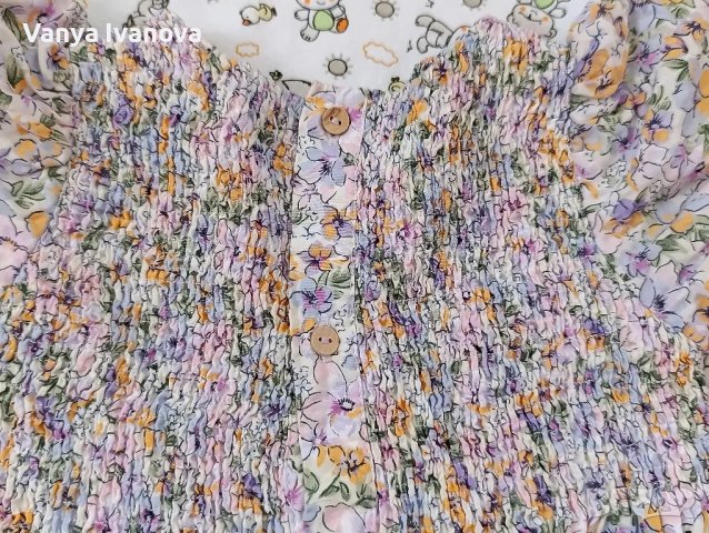  Zara рокличка на цветя 18- 24 месеца, снимка 5 - Бебешки рокли - 48844229