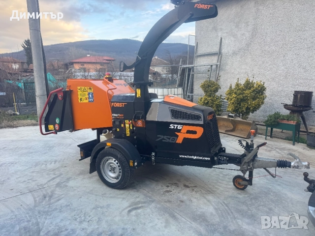 FÖRST ST6P 2021 – професионална дробилка за дървесина 15 см вход