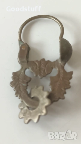 Възрожденски сачан обеци,накит, арпалии,бронз,от баба чеиза , снимка 6 - Антикварни и старинни предмети - 53466763