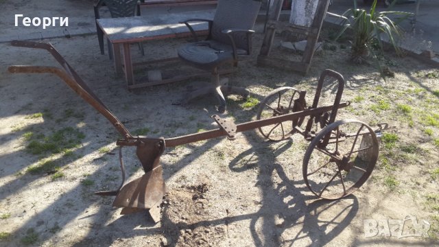 Стар плуг от две части, снимка 12 - Антикварни и старинни предмети - 39834884