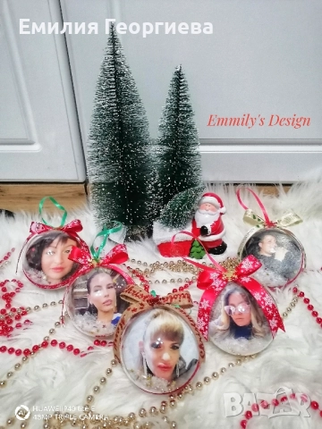 Коледни топки със снимки на-най ниски цени , снимка 14 - Коледни подаръци - 52591530