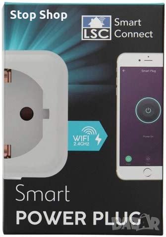 LSC Смарт Контакт Connect Intelligent Plug Socket Alexa Google Home WiFi 2,4 GHz WiFi