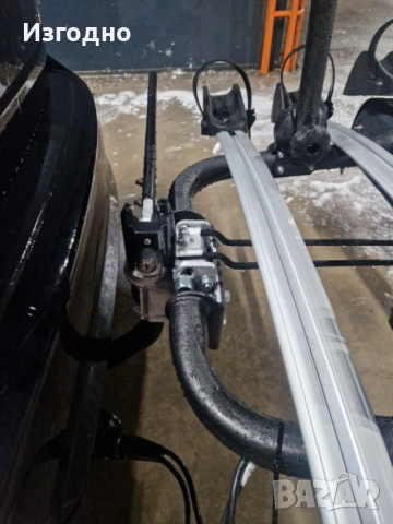  Багажник за велосипеди за теглич Menabo Winny Plus 3 Thule, снимка 5 - Аксесоари и консумативи - 53246507