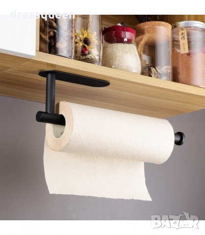 3157 Самозалепваща метална поставка за кухненска хартия, снимка 2 - Аксесоари за кухня - 34237441