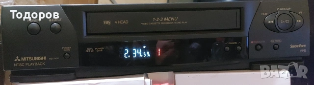Mitsubishi HS-740V VHS 4Head Video Cassette Recorder , снимка 11 - Плейъри, домашно кино, прожектори - 53499159