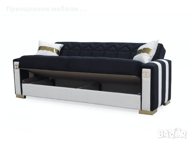 Диван разтегателен с Клик-клак механизъм., снимка 4 - Дивани и мека мебел - 42260172