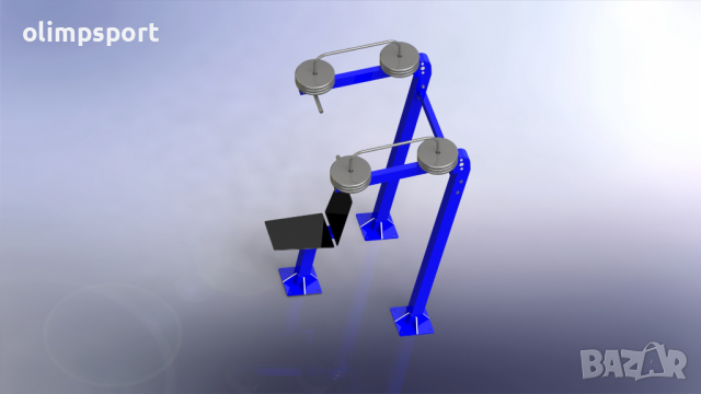 Стол за тласкане зад врат OF363 , снимка 2 - Фитнес уреди - 36191456