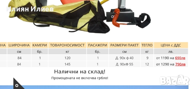 Падъл борд - SUP /Stand Up Paddle Board/, снимка 5 - Водни спортове - 51867359