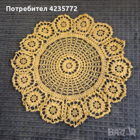 Тишлайфер плетен на една кука 