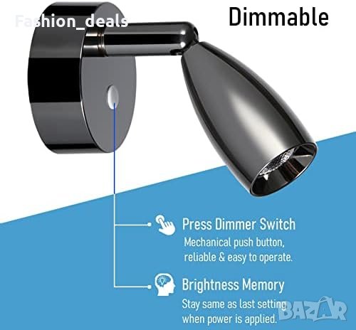 Нова LED светлина за четене Campervan с Type-C порт/12V, снимка 6 - Други - 41504644