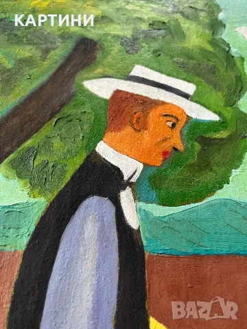 Георги Вълчев - майсторска картина, снимка 4 - Картини - 49256614