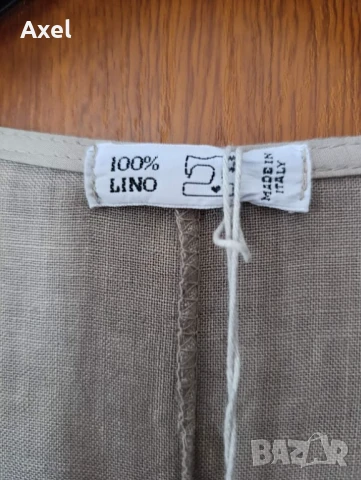 Нова 100% лен рокля 2-3ХЛ, снимка 7 - Рокли - 50757875