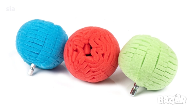 Гъби за полиране 3 броя кръгли, снимка 2 - Аксесоари и консумативи - 52140869