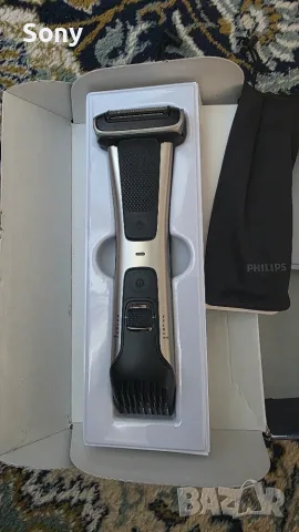 Philips BG7025/15 Bodygroom Series 7000 с вграден гребен , снимка 2 - Тримери - 55892549