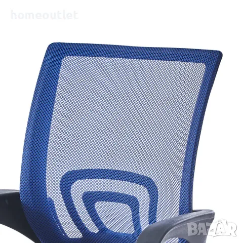 Ергономичен стол с мека седалка CLIPOP BZJM-FC-0097BU, снимка 3 - Столове - 47626538