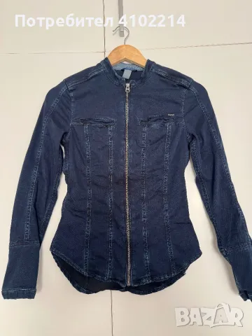 Дамска дънкова риза с цип G-Star