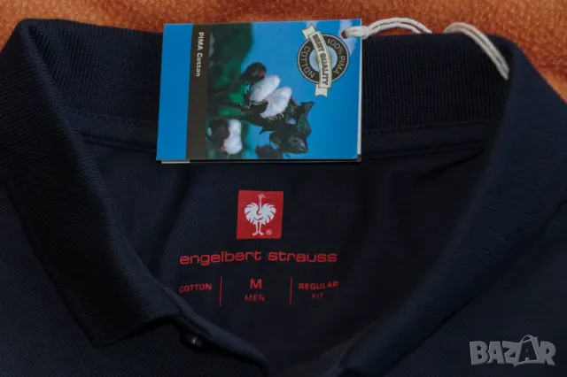 Мъжка тениска с яка Engelbert Strauss - размер M, снимка 3 - Тениски - 34080047