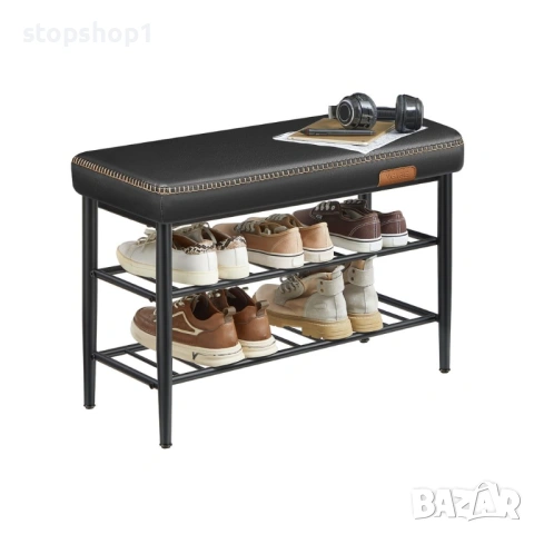 VASAGLE EKHO колекция - Пейка за обувки с метални рафтове