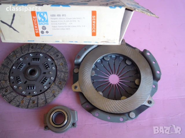 Комплект съединител Sachs за Ситроен BX, C15, LNA, Виза, Пежо 104, 205, Рено 14 и Талбот Самба