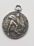 Стар сребърен ангийски медал от 1915 година, снимка 1 - Антикварни и старинни предмети - 38866133