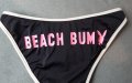 XS черна бански долница Beach Bum с бял ластик по краищата, снимка 3