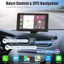 7-инчов безжичен CarPlay/Android Auto екран с GPS и AirPlay, снимка 3