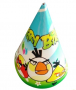Angry Birds енгри бърдс яростни пилета картонена голяма парти шапки шапка рожден ден, снимка 1 - Други - 36276899