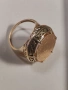 Златен пръстен 7.18гр 14к с Монета Чейрек 22карата 61 размер, снимка 1