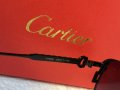 Cartier 2023 дамски слънчеви очила 4 цвята квадратни, снимка 16