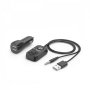 Блутут приемник за кола HAMA AUX-In, USB зарядно, 2.1 A, - HAMA 14167 - 24 месеца гаранция, снимка 1 - Слушалки, hands-free - 41190844