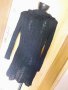 Дълга черна жилетка плетиво с къдри С/М, снимка 2