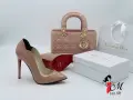 Christian Louboutin Дамски Лачени Обувки С Висок Ток d'Orsay И Червена Подметка-4 Цвята Код SEM-683, снимка 1