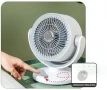  вентилатор с 3 лопатки от ABS, 10W променлив ъгъл и USB зареждане – идеален за лятно охлаждане, снимка 2