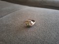 Дамски пръстен с инкрустирани цветни седефчета, снимка 3