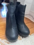Черни боти на дебел ток H&M, снимка 2