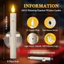 Комплект 10 LED свещи със сензор за здрач и вендузи, снимка 2