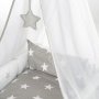 Спален комплект за бебешка кошарка Roba сиво/бяло, снимка 4