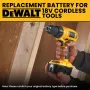 SHGEEN 4800mAh 18V 2 броя DC9096 DC9098 Резервна батерия, съвместима с Dewalt 18V XRP, снимка 6