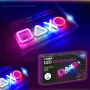 Светеща табела, Панел Gamer LED, Лампа за бюро, Neon, USB, 23x12.7см, снимка 1
