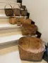  Стари вещи вестници дръжки кошници списания ковьор барометър и друго, снимка 18