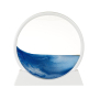 Декоративен 3D пясъчен часовник Mercado Trade, Със син пясък, 25см, снимка 1 - Декорация за дома - 44525889