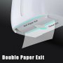 Лепяща пластмасова поставка органайзер за тоалетна хартия с чекмедже, снимка 3
